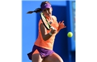 BIRMINGHAM, ENGLAND - JUNE 10:  Belinda Bencic of Switzerland in action against Daniela Hantuchova of Slovakia on day two of the Aegon Classic at Edgbaston Priory Club on June 10, 2014 in Birmingham, England.  (Photo by Tom Dulat/Getty Images)